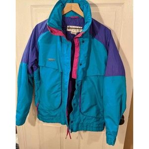 Vintage 1990s Columbia Powder Keg Ski 3-In-One Jacket SHELL ONLY Women's Size L